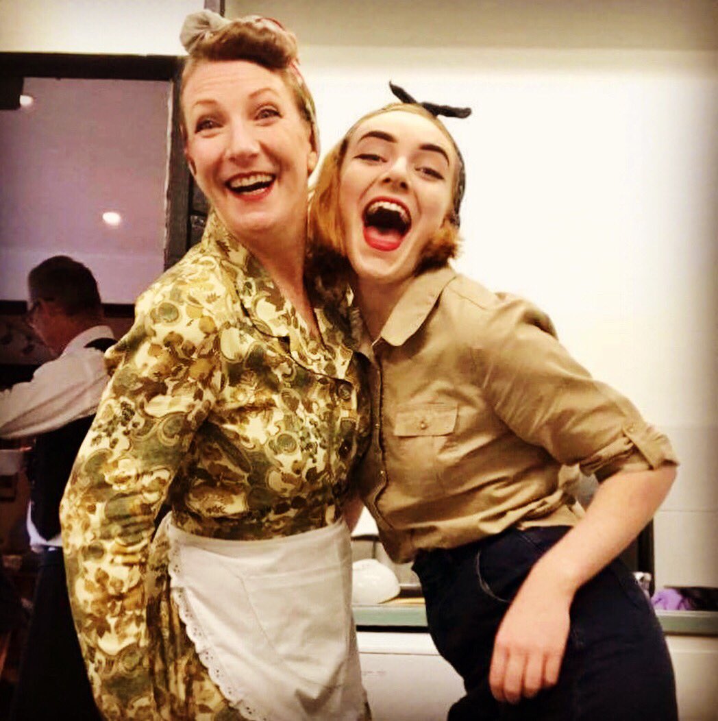 Locktontearooms's tweet photo. Loved working with my girl again @northyorkshiremoorsrailway war weekend#family #daughter #pickeringwarweekend #ww2
#ryedale #yorkshire https://t.co/BCfQUmaS7x