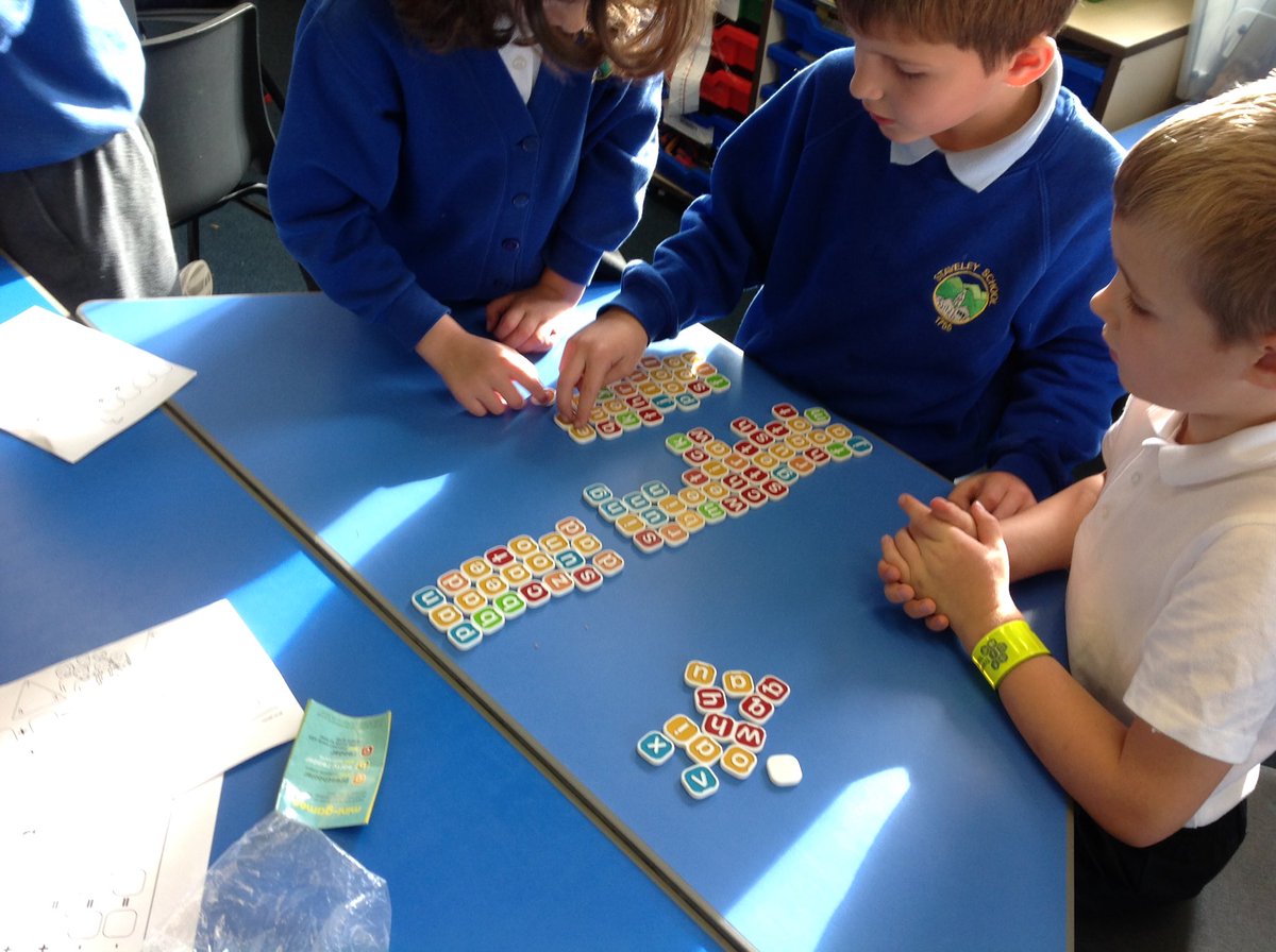 Wow! What a lot of words Class 2 have made with the bananagrams letters this morning!
