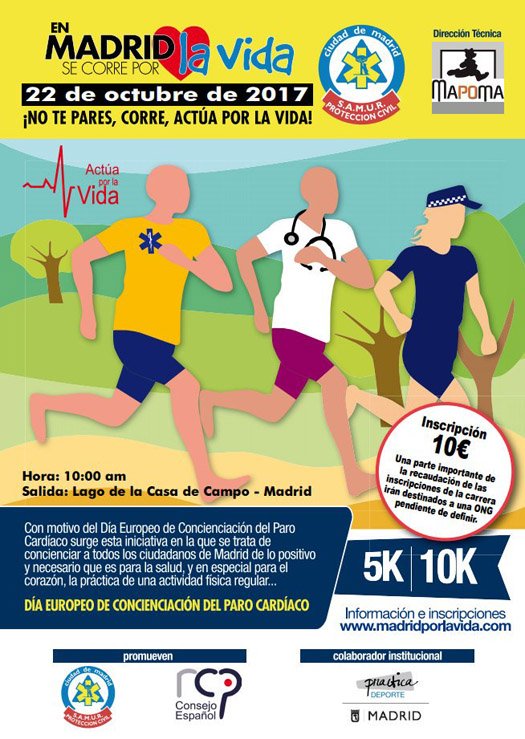Lineamadrid's tweet image. ¡No te pares !💪 que en Madrid se corre por la vida ❤🏃  @SAMUR_PC y @ConsEspRCP por #APACOR 👉 goo.gl/Mm66SH
#MadridPorLaVida