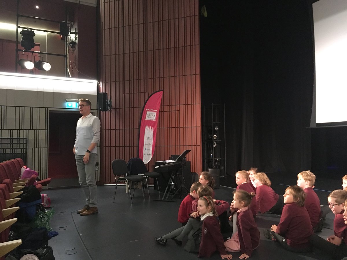 BelindaBeeEvans's tweet photo. Preparations and final rehearsals for our schools show @McMillan Theatre @opera4all https://t.co/gUieqfq1Br