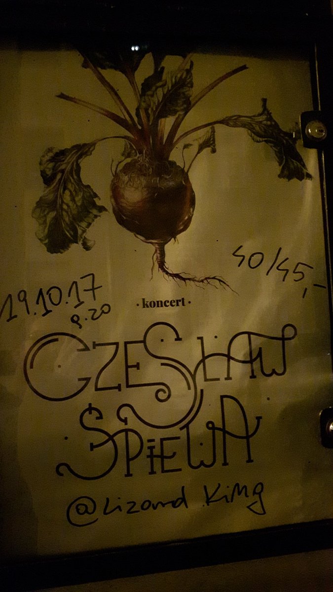 hanish_28's tweet photo. Super dzięki za wspaniały koncert w #Toruń #Lizardking  Pozdrowienia dla całego zespołu #Czesławśpiewa https://t.co/clfL2vVRky