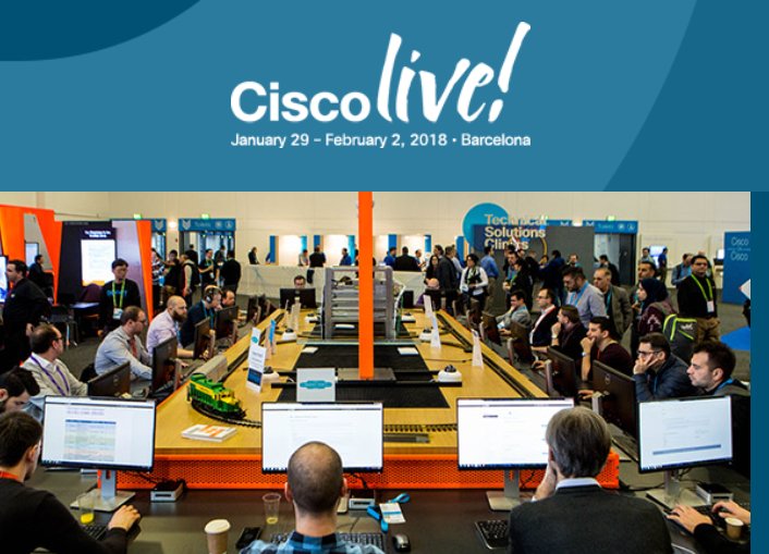 TanjaVarvikko's tweet photo. Cisco Live 2018 Barcelona the industry's prem. education event for IT, networking&amp; communications proffs #WeAreCisco https://t.co/SFzbDgrx5j https://t.co/I2H7MsxMGX