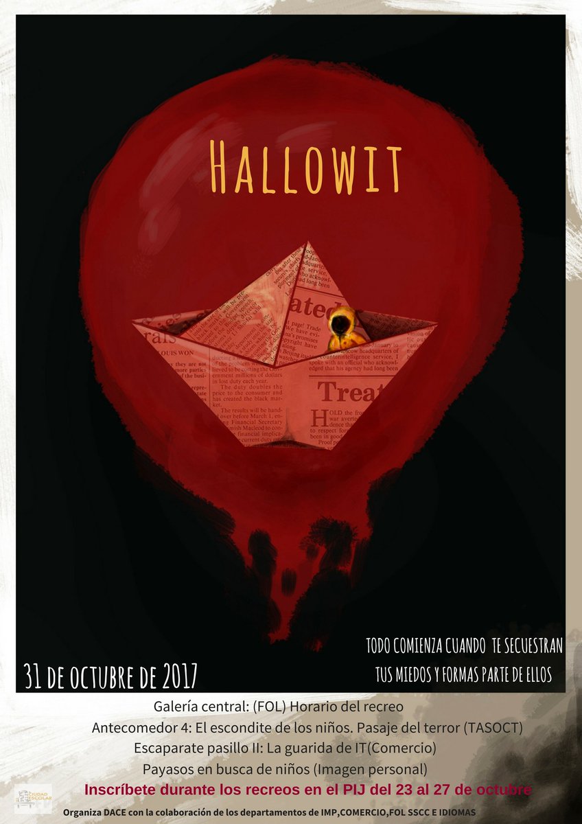 anahernandezmkd's tweet photo. Acercate a Ciudad Escolar el dia 31 de octubre Hallowit #iesciudadescolar #gvec #MarketingDigital #itishallowit #hallowit https://t.co/GKWsKYBVRS
