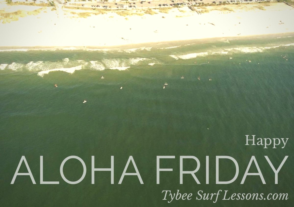 surfdudeturner's tweet photo. ALOHA FRIDAY YA'LL ! @tybeesurflessons #tybeesurflessons #ukensurf #happyalohafriday #surfing #promotethestoke #visittybee #surfgeorgia https://t.co/pAHZNrCNTO