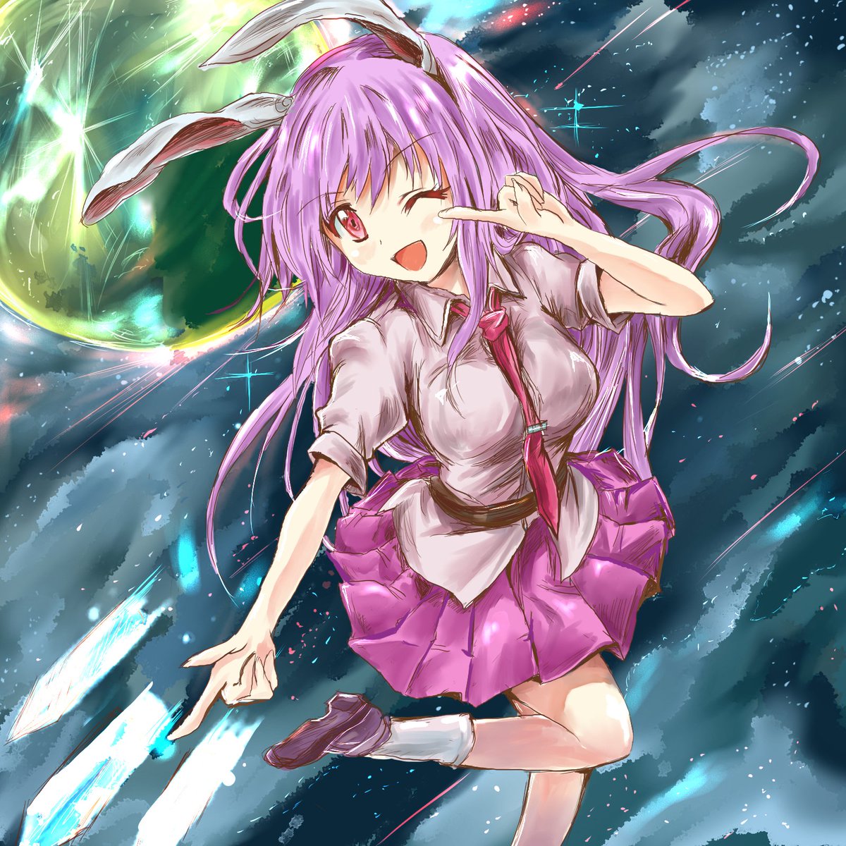 白神菊理 晶 Twitterren 鈴仙 優曇華院 イナバ かきかき 紺珠伝レガシーノーマルノーコン達成記念に 正直うどんげでなければクリアできなかったでしょう これにて真の意味で東方 整数ナンバー 原作全シリーズノーマルノーコン達成しました ウドンゲかわいい