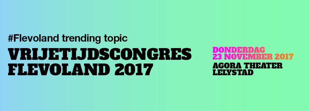 Binnen 1 dag al meer dan 65 aanmeldingen voor #Vrijetijdscongres Flevoland. Bent u ook van de partij? uwbijeenkomst.nl/vrijetijdscong… #vtcongres2017