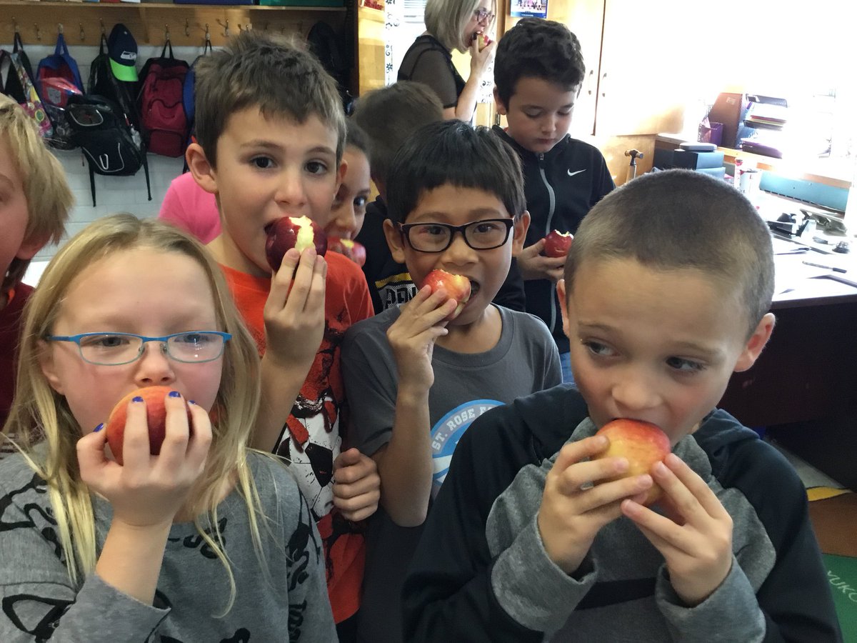 LLCLEMENT's tweet photo. @SidisScoop raising awareness with the #GreatBigCrunch. #deliciousapples https://t.co/YYtXYKiXEk