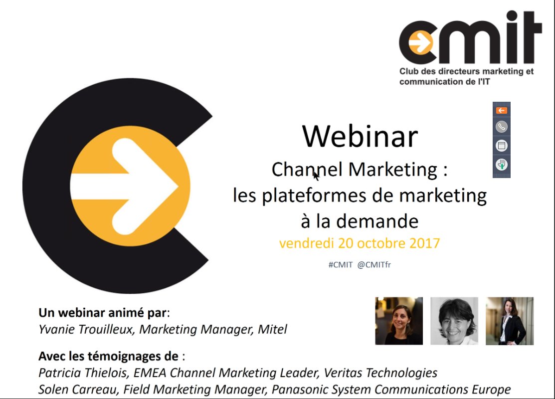 MichelMariet's tweet photo. Journée chargée @CMITfr Training #socialselling pour les uns, webinar #channel #marketing les autres @ytrouilleux @Solen_Carreau @pthielois https://t.co/gmPmyaPW5J