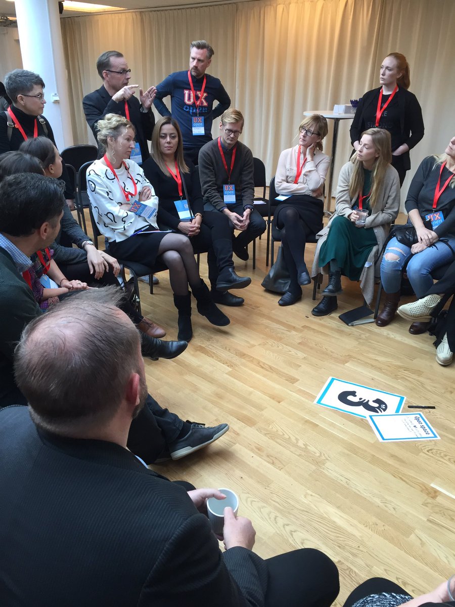 NinaBoljang's tweet photo. 20 erfarenheter kring ett ämne på 30 minuter, en av styrkorna med Open Spaces på #uxopen https://t.co/UiW3jA00NM