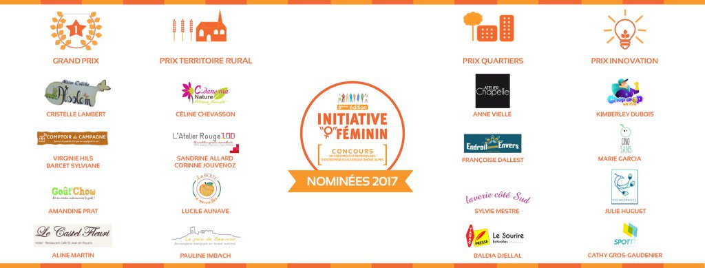 franceactiveARA's tweet photo. Bravo aux 16 nominées du concours Initiative "♀" féminin 2017 !! #IOF2017 @franceactive https://t.co/Rd7ud4p4iN https://t.co/f2mjK9REXK