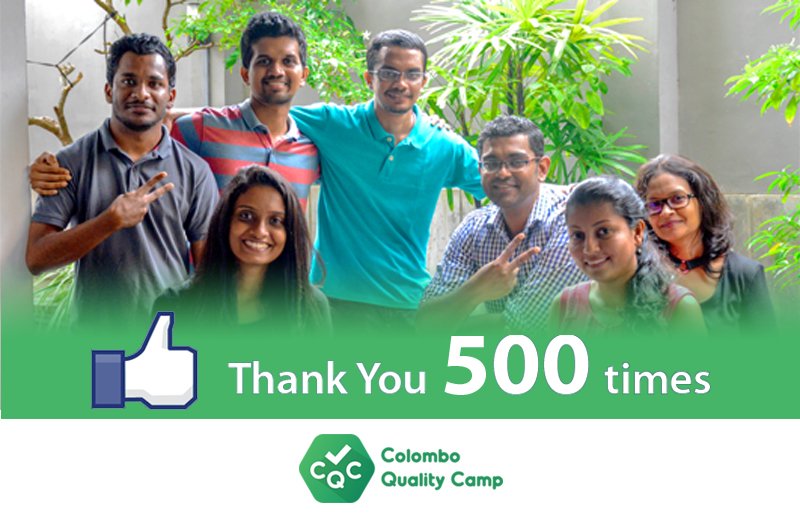 CQCSL's tweet photo. The awesome team behind the Colombo Quality Camp! #CQC #lka #Softwaretesting https://t.co/rJilwBQ6TC