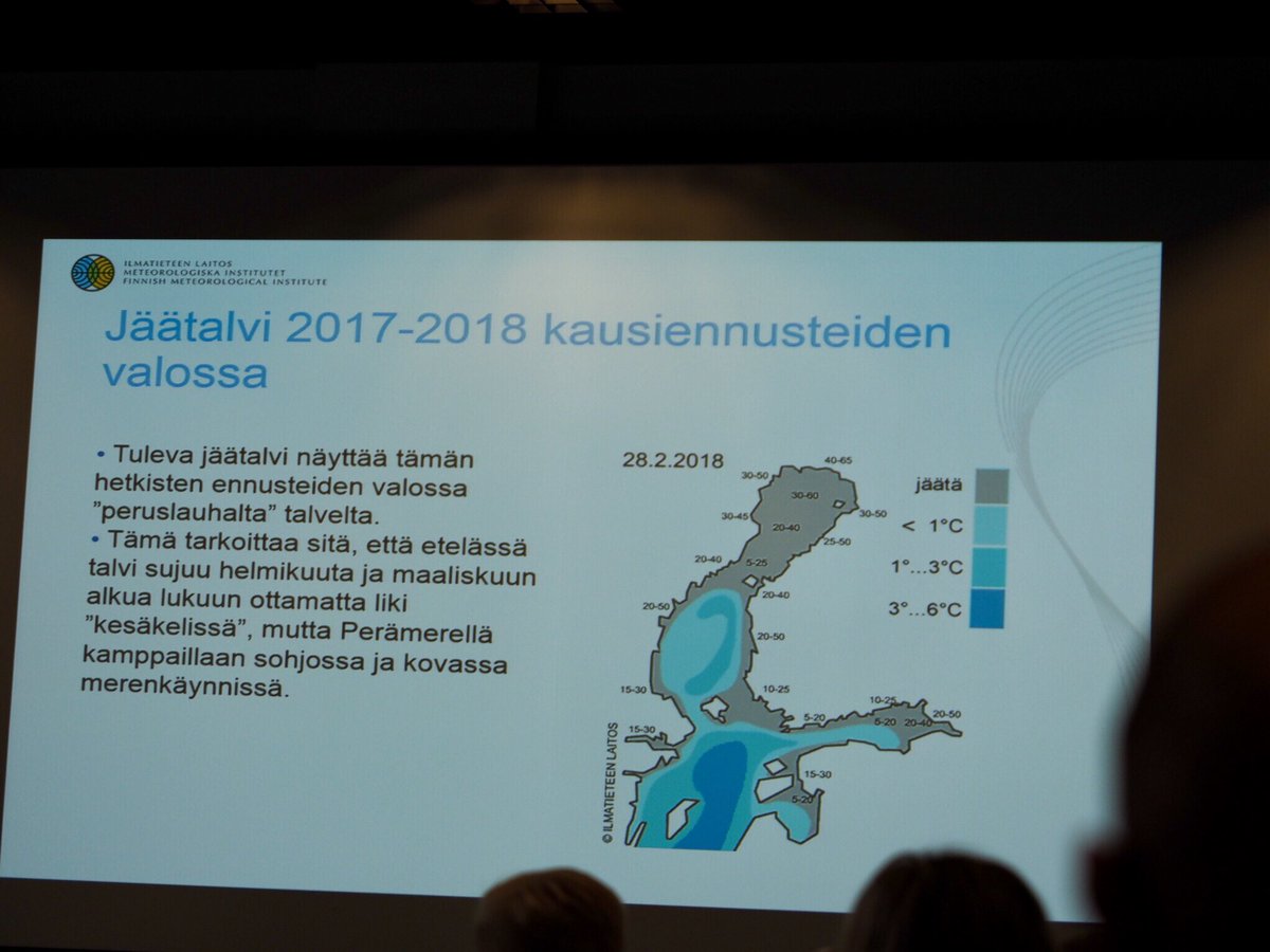 PiviSderholm's tweet photo. Ensi talven jääennuste jääasiantuntija J. Vainion mukaan #WindsoftheFuture #MKK https://t.co/i6QDYhc15f