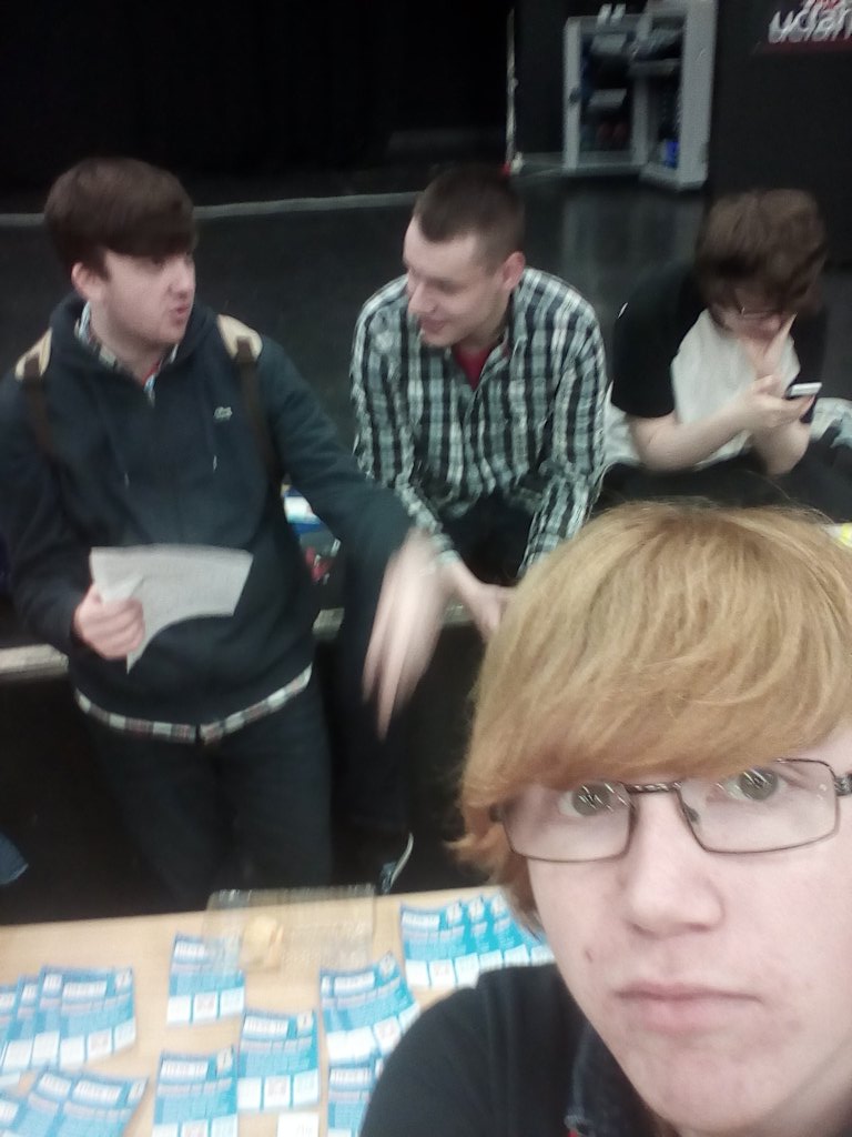 TeamNameInvalid's tweet photo. At the Symposium! #uclan4wc https://t.co/stKR22cddM