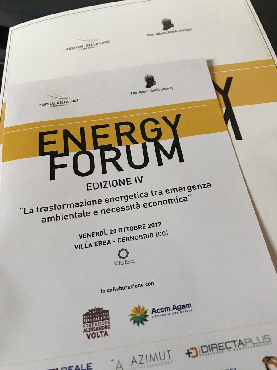 bragachiara's tweet image. #EnergyForum a Cernobbio trasformazione energetica tra emergenza ambientale e necessità economica @glgalletti @FestivalLuce @DirectaPlus_