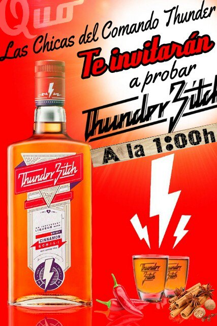 QuoBar's tweet photo. En @QuoBar #teinvitamos a probar @thunderbitch_es y también disfruta de @ExoticaGin con #Regalo por cada copa. #SevillaEste #QuoBar https://t.co/mRrCFIhBaO