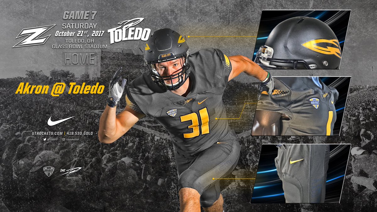 toledo football jersey