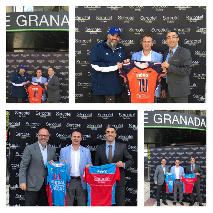 SercotelSports's tweet photo. Ayer dia de presentaciones en @GranLunaGranada con nuestros equipos TOP!! @GranadaLions y @CDRaCa @sercotelhoteles https://t.co/Tnn3Fb2A9F