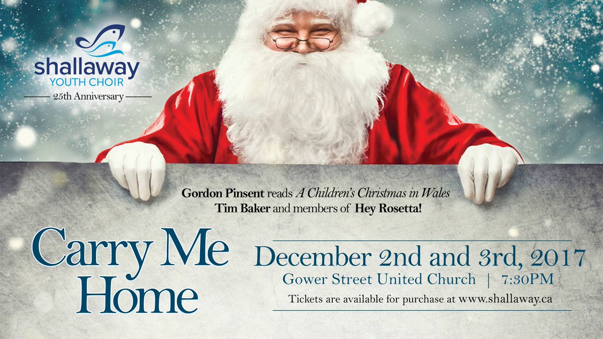 shallawaynl's tweet photo. Carry Me Home, with special guests Gordon Pinsent, @heytimbaker &amp; members of @heyrosetta is sold out! #bothnights https://t.co/Z7MpPF2Nd3