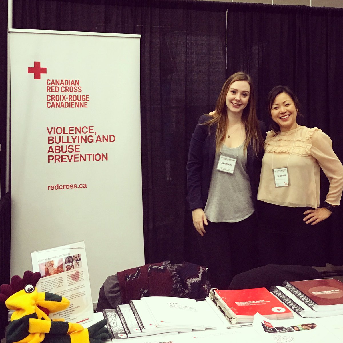 MaryLeeCrocker's tweet photo. Proud to be @ the #psasuperconference in downtown YVR today. Come &amp; learn about what we do @ #respecteducation! @RedCrossBC #redcrossrespect https://t.co/oHLK5ty5hr