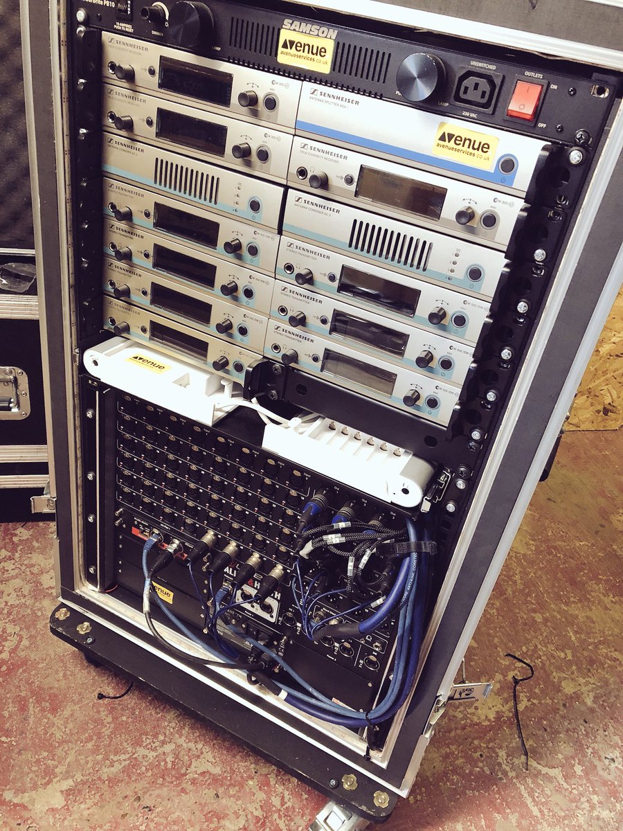 AvenueServices's tweet photo. Kit prep today for #Tour next week bigchurchlivewith @house_fires @bigchurchlive 7 ways of #IEMs #DM48 #dLive going to be a good week. https://t.co/oJudI9VFwe