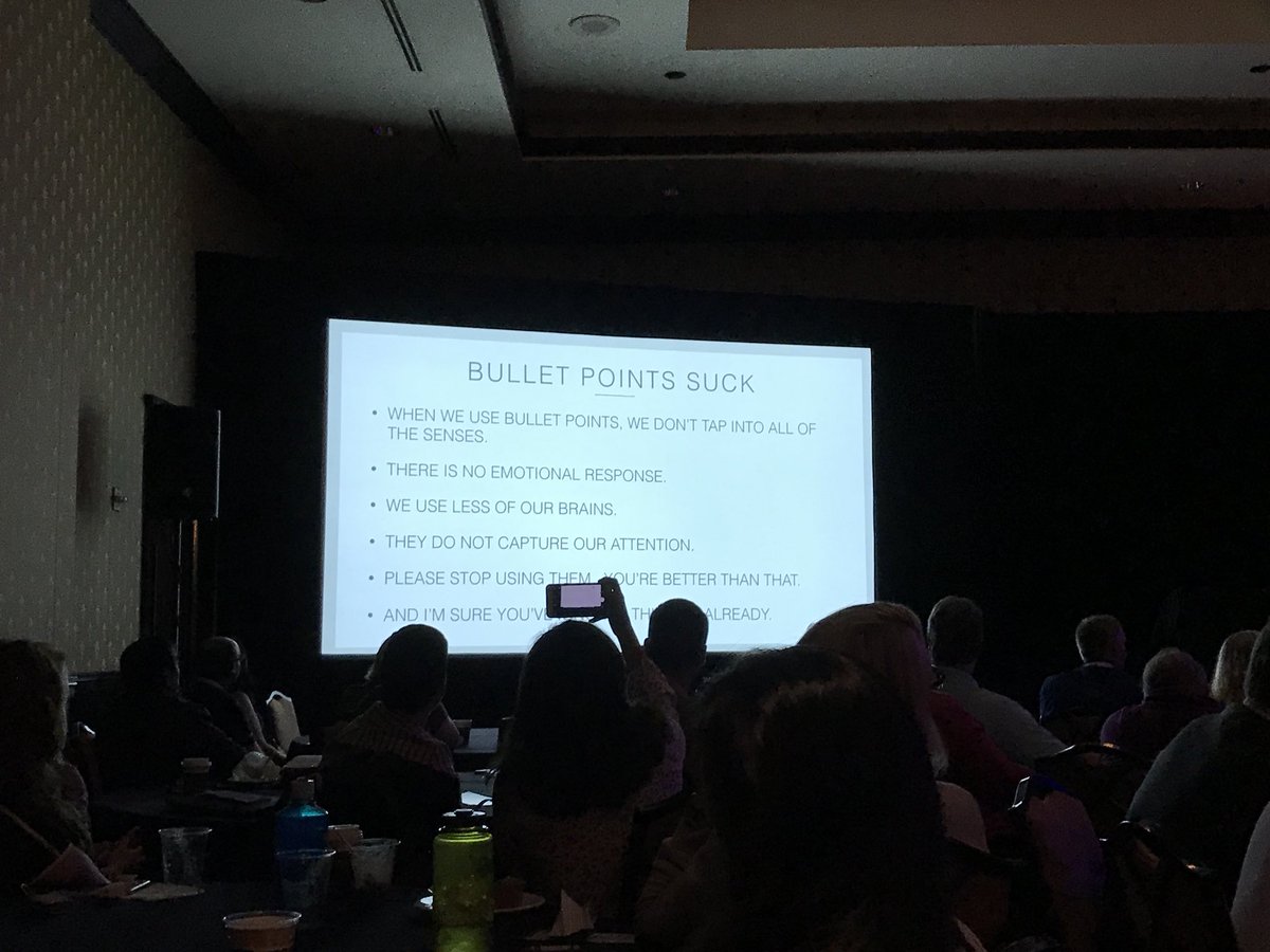 My favorite slide in @PeakTeams_Geek’s presentation at #thewahc: #powerpointsucks