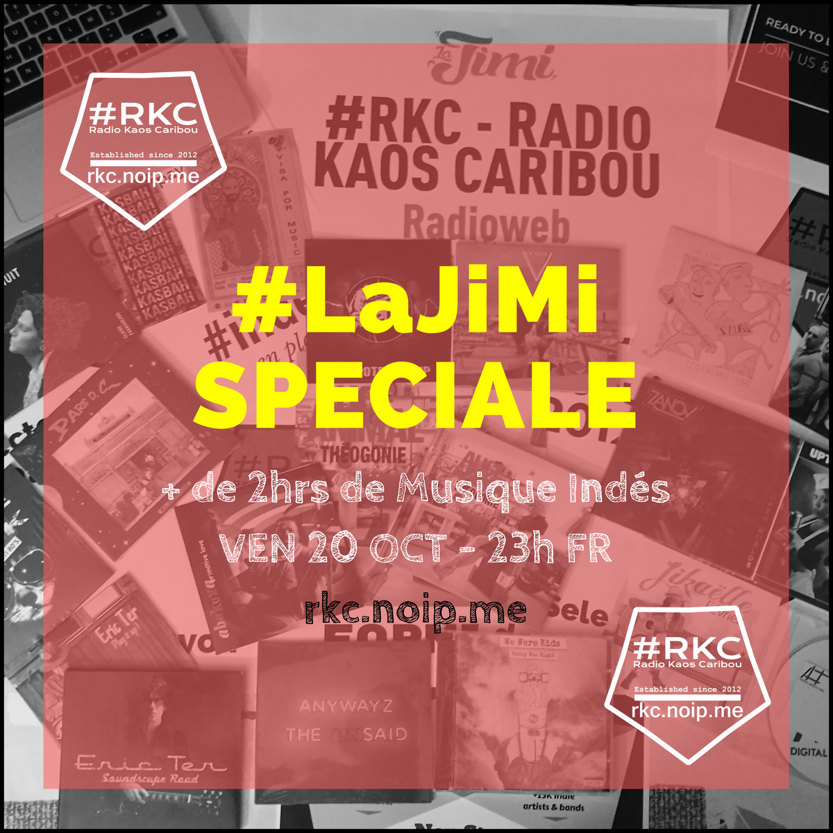 RadioKC's tweet photo. TODAY

10PM UK⚪5PM ET⚪2PM PT

@lajimi94 SPECIALE 2017

💯% French Indies

📻 #RKC w/

Gabriel
@donmimi1 
Brigade Anti-80s https://t.co/HFDDlPgKrJ