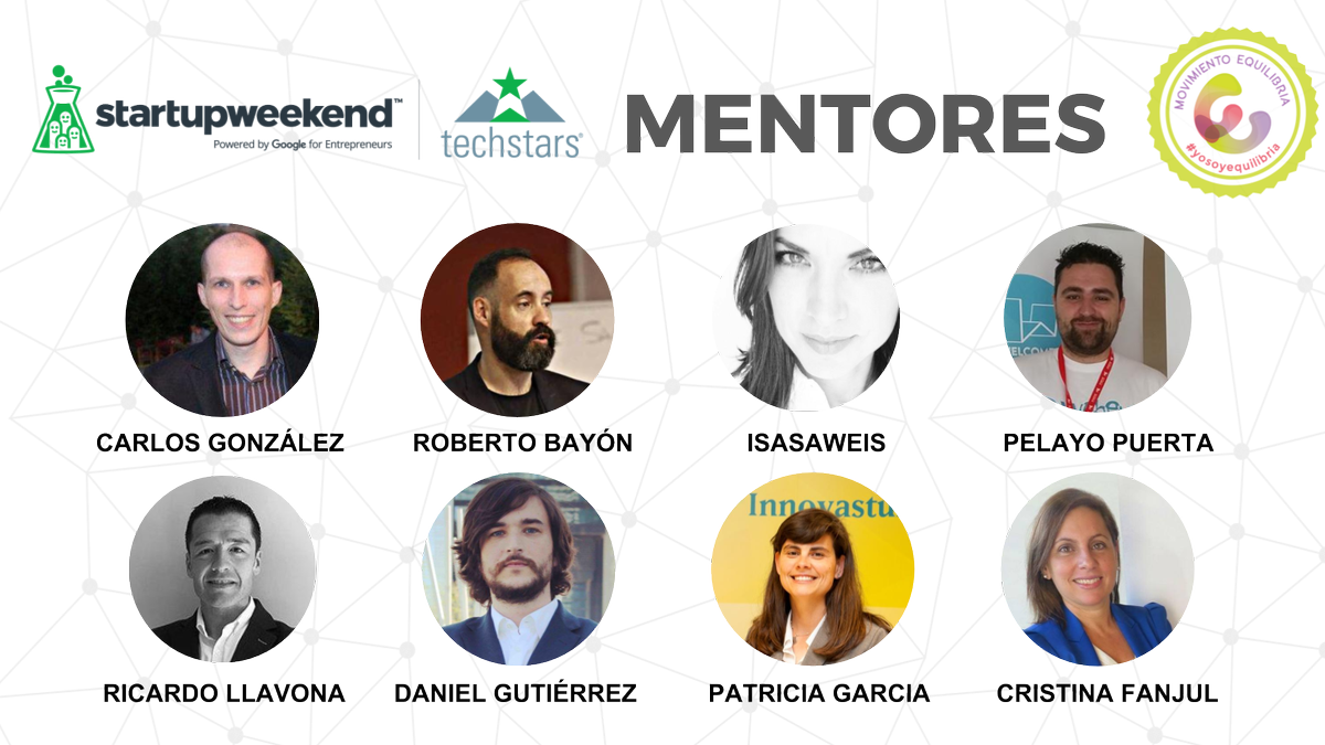 SWAsturias's tweet photo. En 7 día estos mentores os ayudarán a lanzar vuestra idea de negocio. ¿Quién se viene? https://t.co/aajlbfvGSW #equilibriagijon https://t.co/UPLf9yrdPP