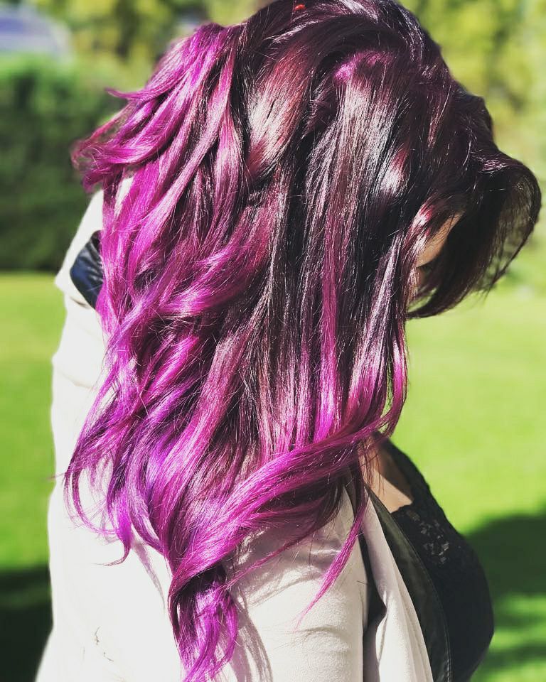 FramesiItaly's tweet image. The sun is shining on this bright orchid #hair 🌺 #gorgeous #haircolor