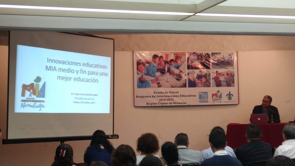 MedirAprender's tweet photo. El Dr. @fhevia en conferencia de intervenciones #MIA.
#Educación, #Intervenciones, #MIATime. https://t.co/1SPP36HBol