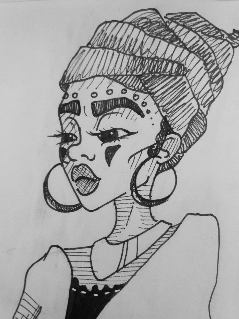 Ckaella's tweet photo. @drawtober @MissUpacey 16/31 #inktober : #marielaveau + #shadowprince ( #drawtober2017 #ghostacular ) https://t.co/sKZFeqxzfw