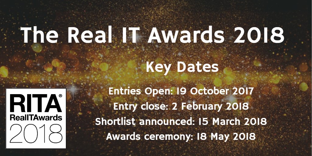 What are the key dates you need to know for your submission to <a href="/Real_IT_Awards/">Real IT Awards 2018</a> 2018? #tech #awards static.real-it-awards.co.uk