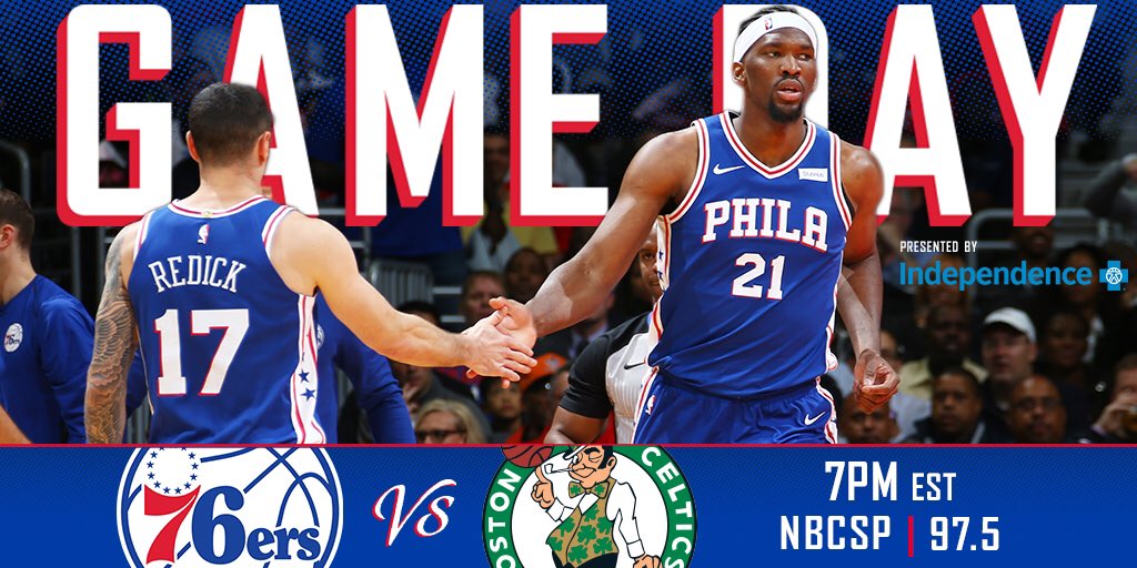 sixers's tweet photo. Game day in Philly! » https://t.co/ZjxJdI7tQf https://t.co/aCn1M9PDmx