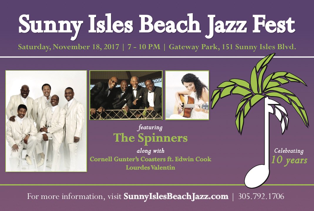 CityofSIB's tweet photo. This year's @SIBJazzFest lineup: The Spinners, Cornell Gunter’s Coasters featuring Edwin Cook, &amp; Lourdes Valentin! https://t.co/y9Y55JOzgk https://t.co/OCfsNXrYqQ