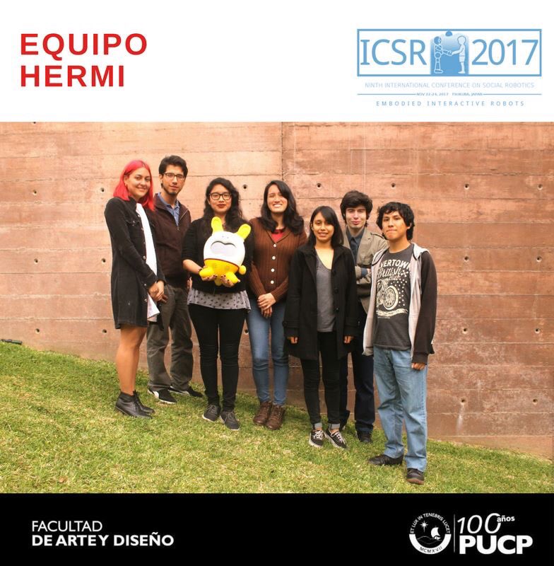 DI_PUCP's tweet photo. [Robótica + Fines Sociales]
Diseño Industrial e Ingeniería Electrónica de la PUCP participarán en el ICSR 2017 en Japón!

#DIPUCP https://t.co/YmpmeJHYdK