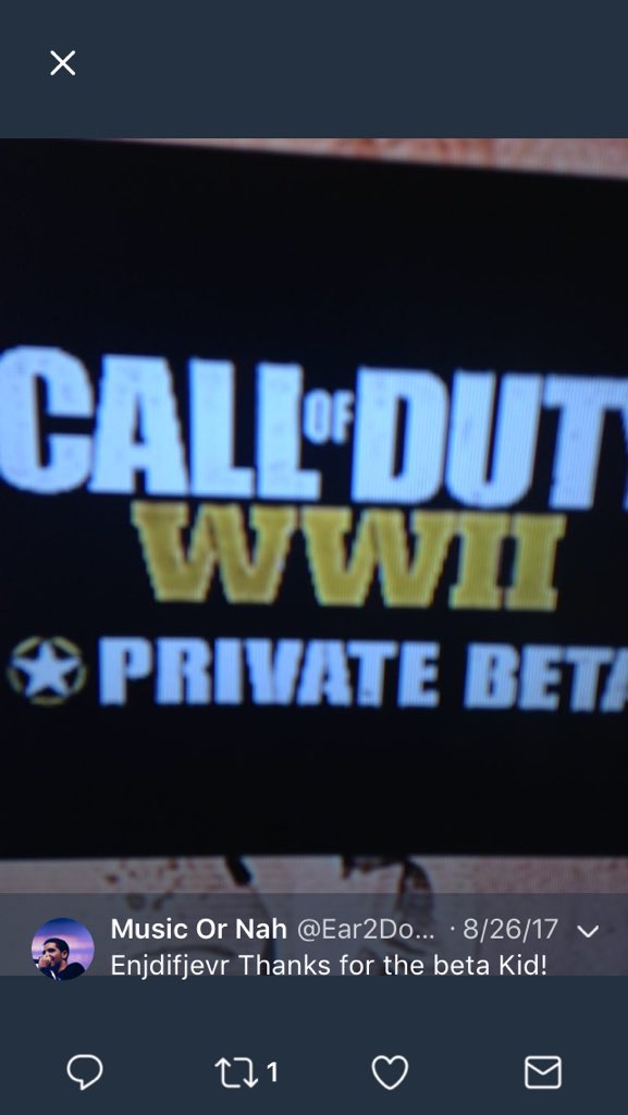 Ear2DopeMusick's tweet photo. @KidDr1ft Hope I win that game. Im the person who won the beta. https://t.co/BxKORX05sb