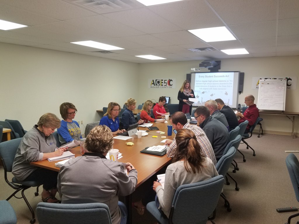 KelliTebbe's tweet photo. Principals gather for October collaboration @AuglaizeCoESC . https://t.co/tOLy67mBxX