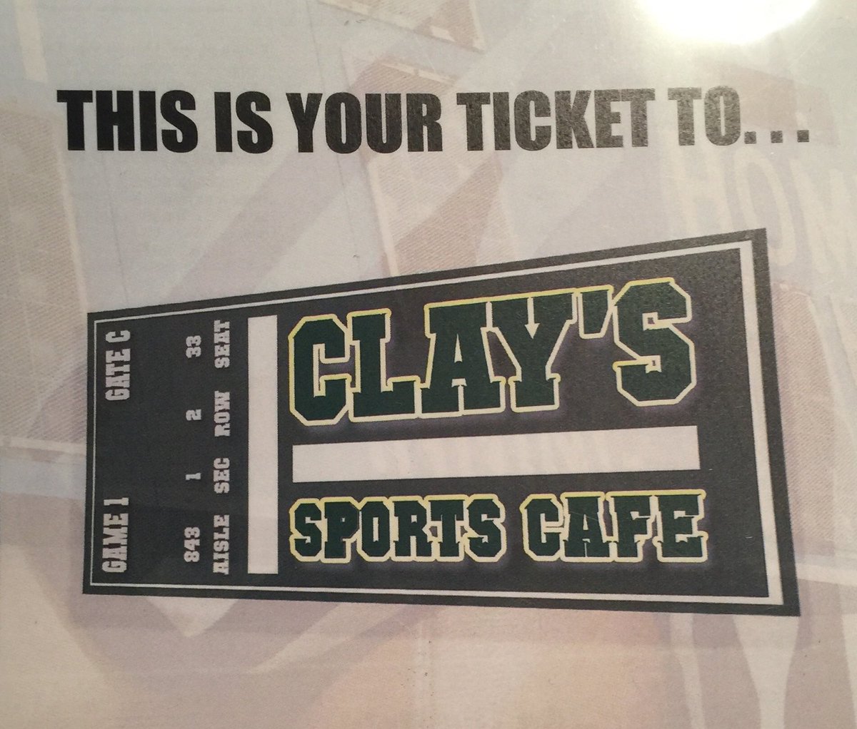 Shhh...Clay’s is very quietly open if you need your wings fix. Just serving wings and sandwiches while they work out kinks.