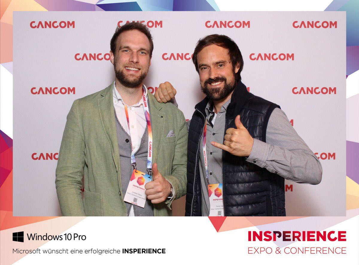 AndreasMaslo's tweet photo. #Digitalisierung verändert das Kerngeschäft. Wie gelingt die Umstellung? Eine der Fragen auf der heutigen #INSPERIENCE von @CANCOM_ #AI #IOT https://t.co/o6rONpYgt2