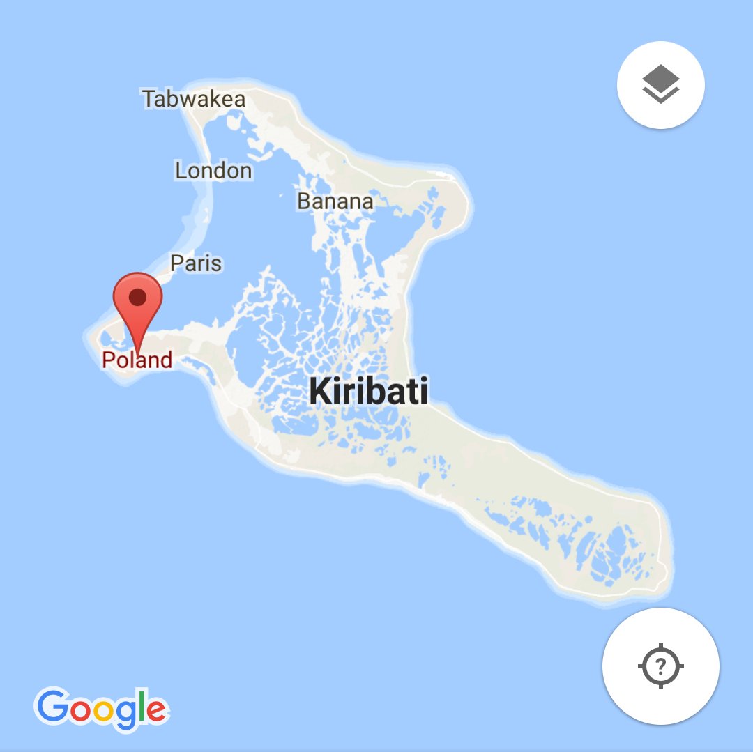 I love to look for tiny islands on Google Maps and I found this really neat one. Where would you rather live: Paris, London or Banana? 🍌