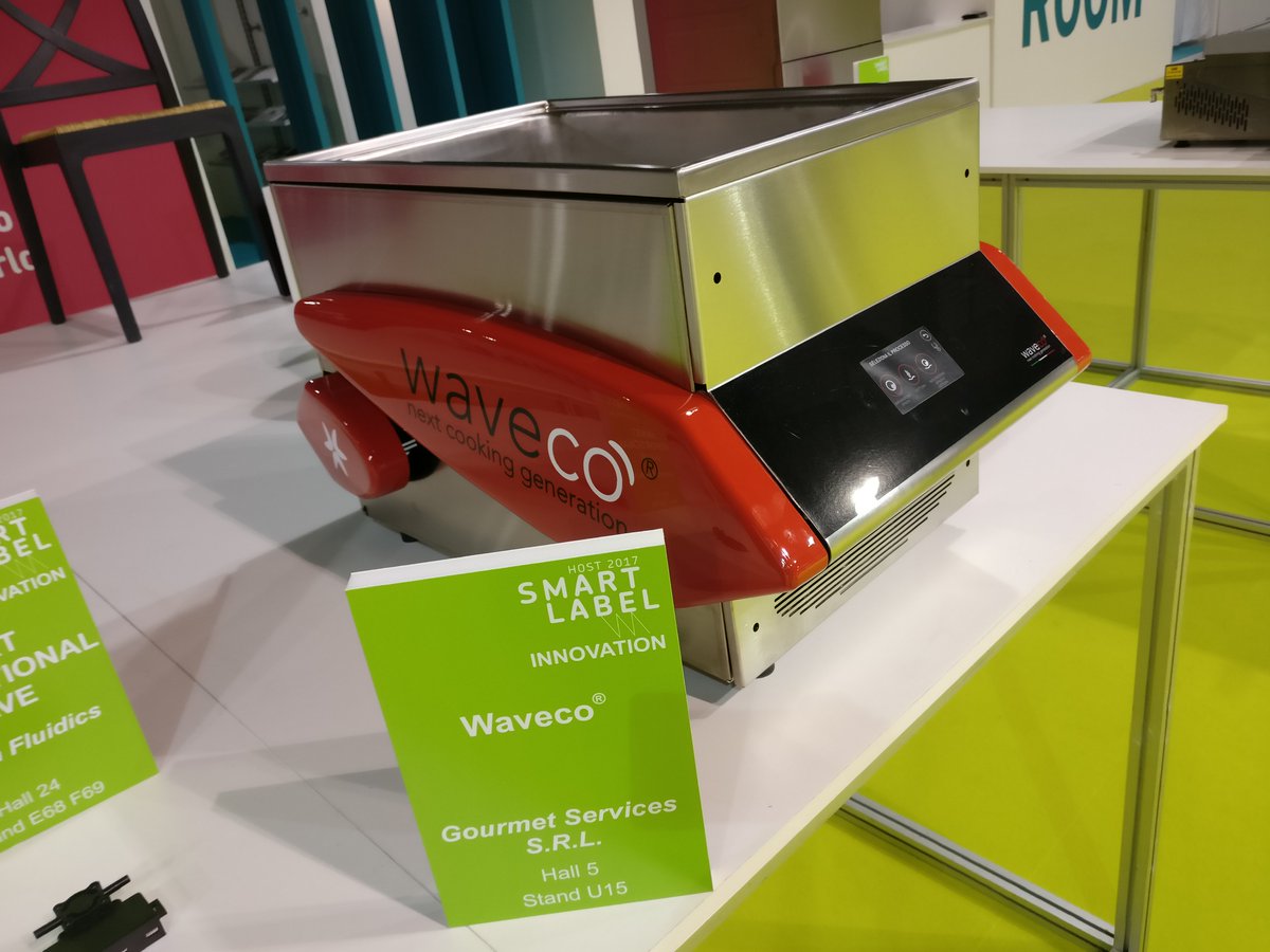 Agrodolceit's tweet photo. In tema di innovazioni, per le #cotture del nuovo millennio utilizzeremo anche gli ultrasuoni @HostMilano #Tecnologia #cookingprocess #tech https://t.co/z3lFDmQd8z