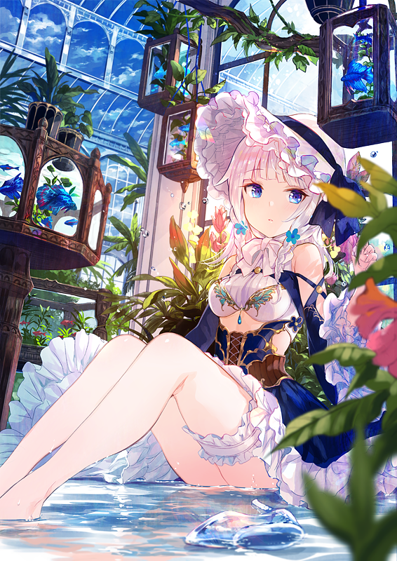 水花の園』 この絵の直筆サイン入りジークレーがK-BOOKSさんより発売