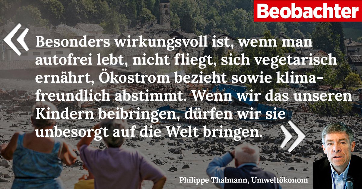 #Klimawandel: Warum bloss handeln wir nicht? Umweltökonom @PhThalmannEPFL im Interview: beobachter.ch/umwelt/klimawa…