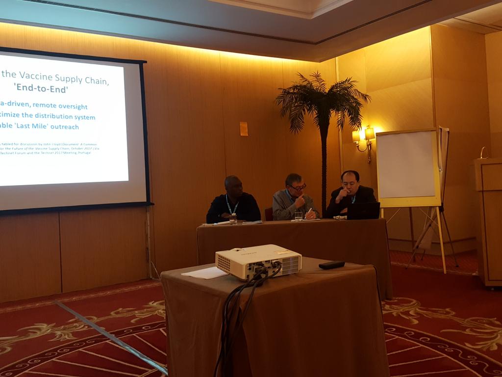 LeabDorothy's tweet photo. Myanmar and Uganda share experience on how they reformed the vaccine supply chain "end to end" #TechNetConference https://t.co/gLRL6r5yph