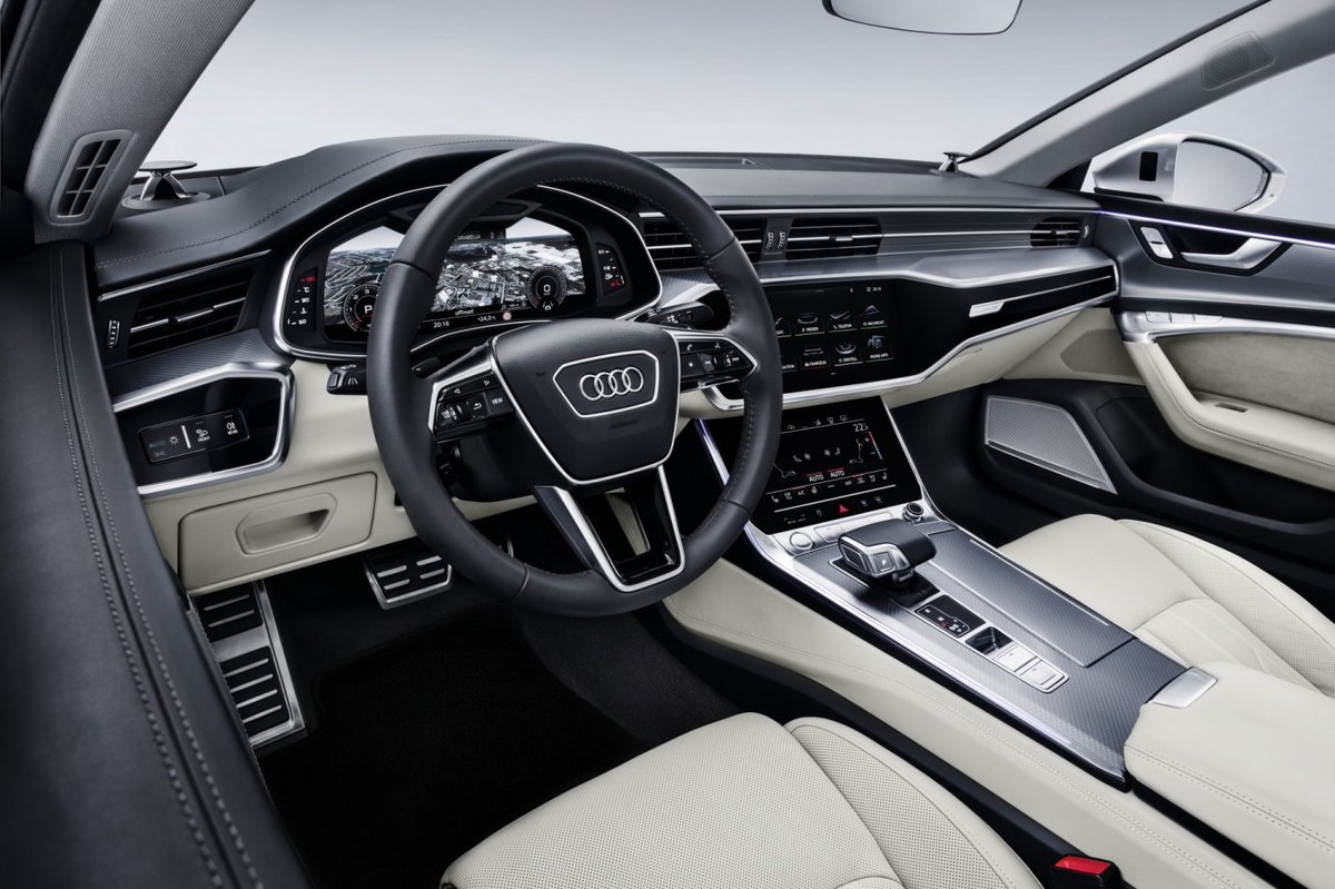 Autowereld's tweet photo. Nieuwe #Audi A7 Sportback is stuk fraaier (van achteren) dan voorspeld. https://t.co/Tonu6rRtRU https://t.co/iB4WKaL8IH