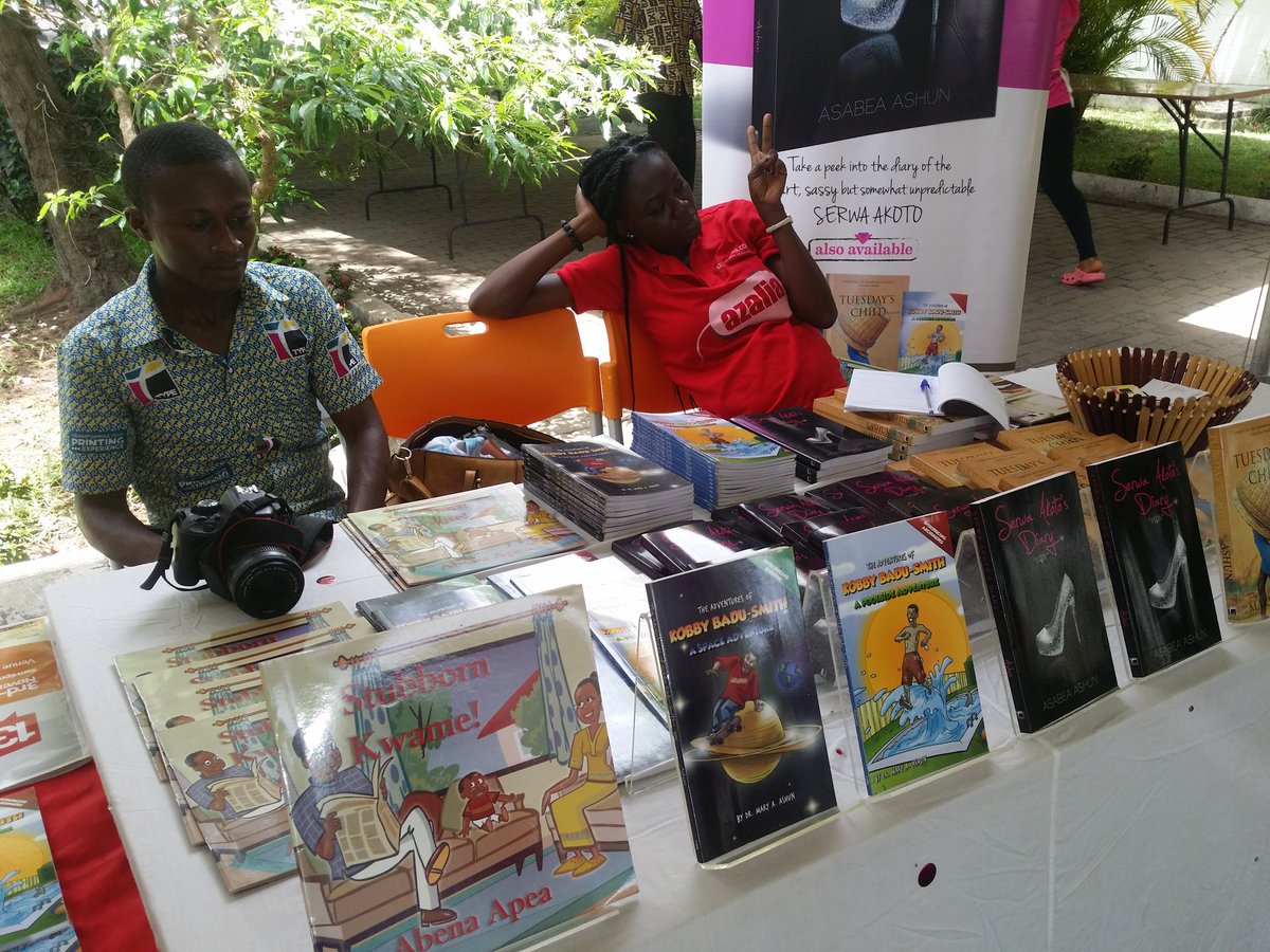 TypePublishers's tweet image. We are here at the Goethe Institut-Accra for the Pagya Festival. Come grab a copy of your favourite books by Dr. Mary Ashun. SEE YOU SOON!!!
