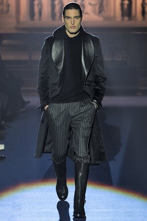 TGIF gents. Bring out the riding boots and pair them up with your trousers like this look from <a href="/JosephAbboud/">Joseph Abboud</a>.