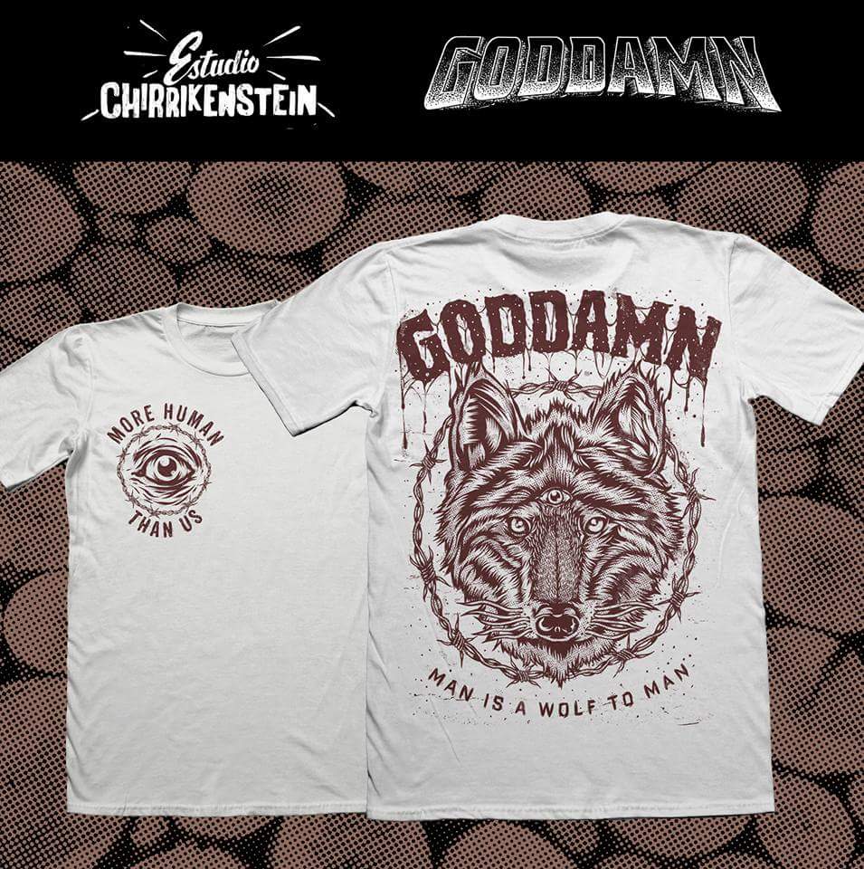 GodDamnOfficial's tweet photo. OFERTA LIMITADA HASTA FIN DE MES!
Camiseta  + CD sólo 15 euros!
Contacta a través de nuestro Facebook o en g0ddamn.official@gmail.com
DAMN! https://t.co/xKACi6uc3B