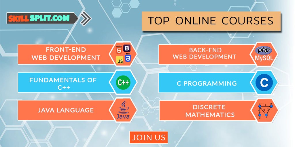SkillSplit's tweet image. SkillSplit - Join #Front_End_Web_Development and Back End #Web_Development #classes. You can also have #demo_classes if you want.
