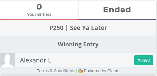 csgorain_us's tweet image. Winner announced!