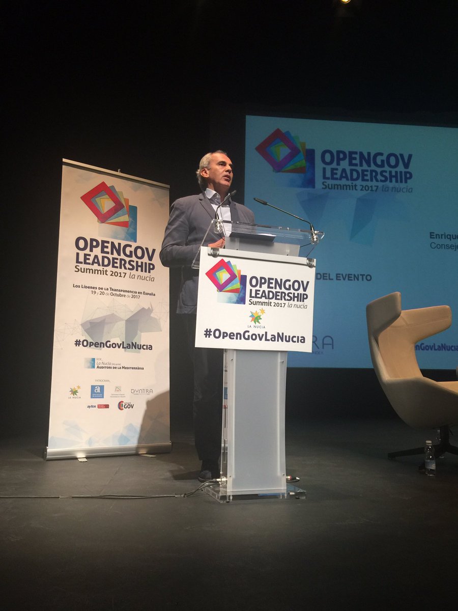 oGovLeadership's tweet photo. Un privilegio contar con @eruizescudero @ComunidadMadrid para la clausura de #OpenGovLaNucia en @LaNuciaES https://t.co/Ww7bXYoimx